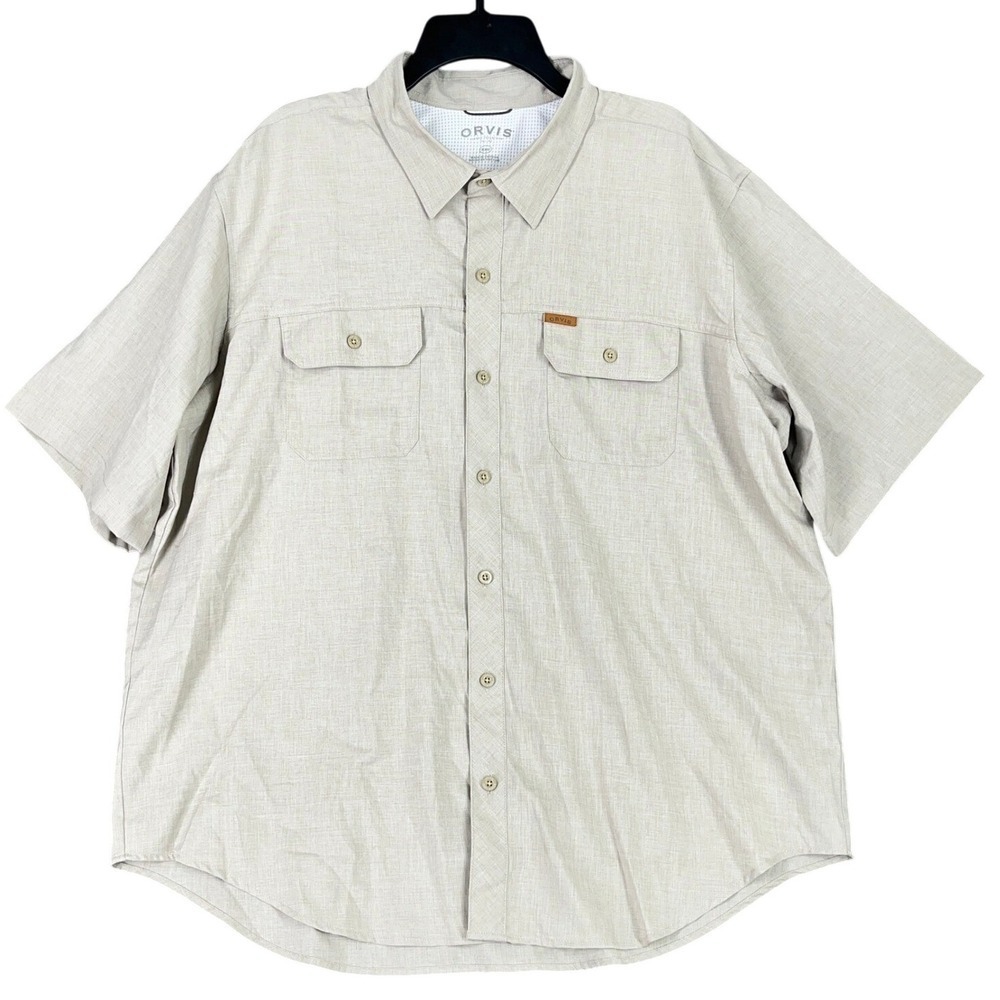 Orvis Heritage Explorer Travelcore Wilderness Utility Casual Shirt Mens‎ XXL